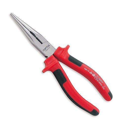 Плоскогубцы с удлиненными губками 6" 1000V (chrome molybdenum) TOPTUL DGBB2106 DGBB2106 фото