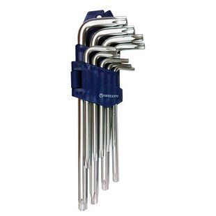 Набор ключей TORX с отверстием Г-образных длинных 9ед. СТАНДАРТ TKS0902 TKS0902 фото