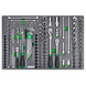 Набор инструмента 1/4", 3/8" 128ед (в ложементе, тип D) GEDC803 TOPTUL GEDC803 фото 1