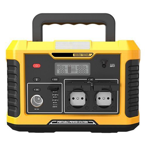 Портативная зарядная станция 1000W/2000W(Max), 220V, 933Wh, 22.2V/42Ah (252 000mAh/3.7V) PROTESTER PRO-PS1000B PRO-PS1000B фото