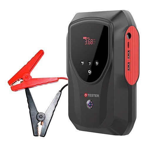 Зарядний пристрій для автомобіля (Бустер) з компресором 2-в-1 Jump Starter 12V (повербанк 15800mAh) 2000А PROTESTER PRO-JS158 PRO-JS158 фото