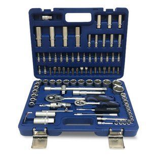 Набор инструмента 1/4"&1/2" 94ед. (6-гр.) с металлическими замками STANDART STM-0094-6 STM-0094-6 фото