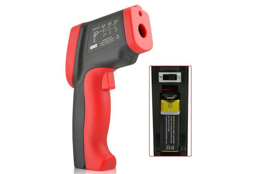 Пірометр інфрачервоний безконтактний -50 ~ 750 ℃ WINTACT WT700 WT700 фото
