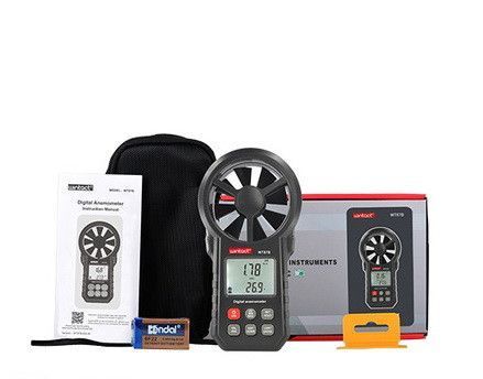 Анемометр USB, Bluetooth 0,3-30м/с, -10-45&deg;C WINTACT WT87B WT87B фото