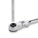 Трещотка 1/4" мини 60 зубцов с шарниром (используется с FTDF0810) TOPTUL CHEV0811 CHEV0811 фото 4