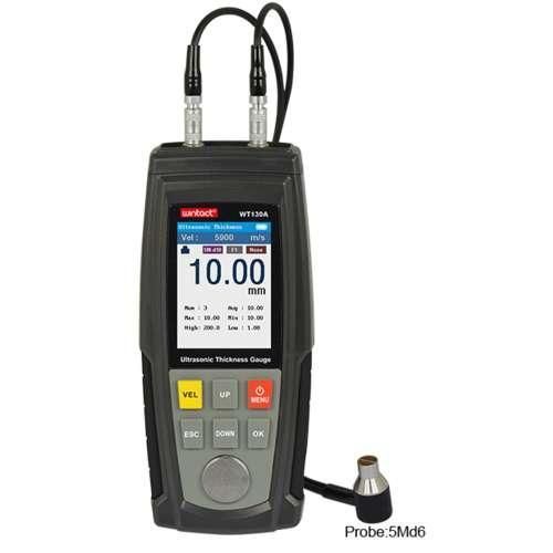 Товщиномір ультразвуковий кол. дисплей, 1-225мм WINTACT WT100A WT100A фото