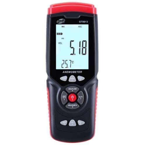 Анемометр 0,3-45м/с, 0-45&deg;C, 10-90%  BENETECH GT8913 GT8913 фото