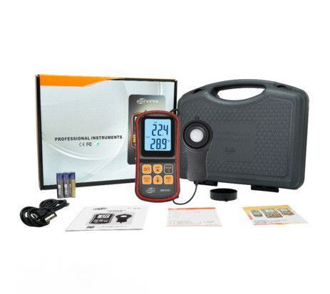 Вимірювач рівня освітленості (Люксметр) + термометр, USB, Bluetooth BENETECH GM1030 GM1030 фото