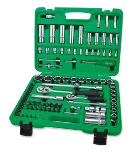 Набор инструмента 1/4"&1/2" 94ед. (12-гр.) new box TOPTUL GCAI094R1 GCAI094R1 фото