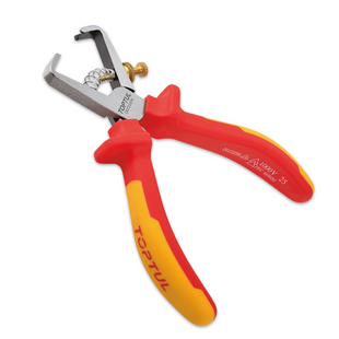 Клещи для снятия изоляции 6" 1000V VDE (chrome molybdenum) TOPTUL DGCD2206 DGCD2206 фото