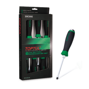Набор отверток (с шестигранником ударных) 6 ед. TOPTUL GAAE0605 GAAE0605 фото